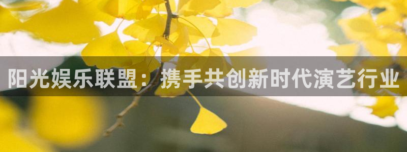 永利皇官体育f开户：阳光娱乐联盟：携手共创新时代演艺行业