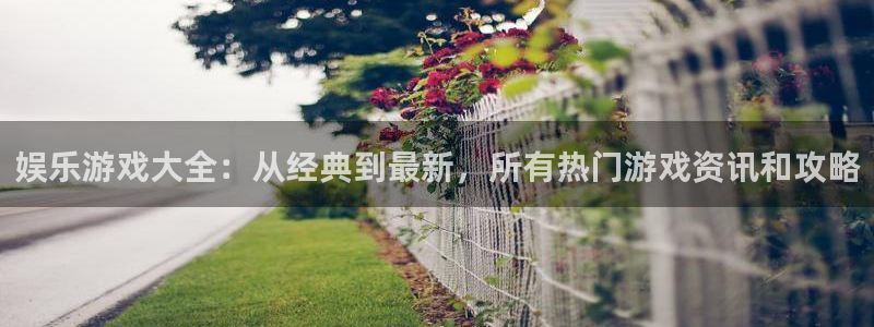 永利皇官体育凯捷代理注册：娱乐游戏大全：从经典到最新，所有热门游戏资讯和攻略